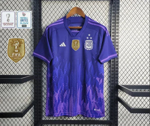 ARGENTINA Shirt 2023, World Cup Soccer Shirt, Argentina Away 3 Star Football Jersey